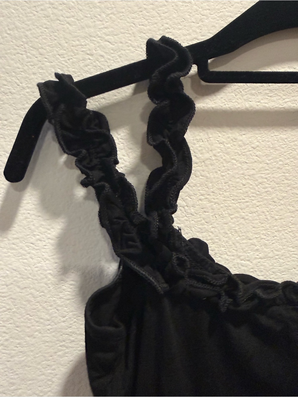 Black Gothic Fairycore Lace Handkerchief Hem Corset Style Tank - Picture 7 of 15